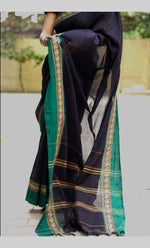 Load image into Gallery viewer, Black Elephant - काला हाथी (Premium Narayanpet Handloom Cotton)