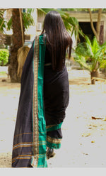 Load image into Gallery viewer, Black Elephant - काला हाथी (Premium Narayanpet Handloom Cotton)