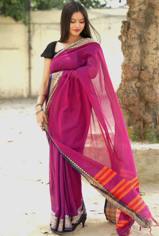 Pink Lady (Narayanpet Handloom Cotton)