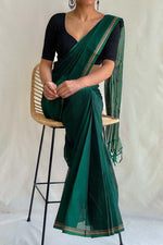 Load image into Gallery viewer, Amazon Green (Narayanpet Handloom Cotton)