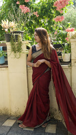 Load image into Gallery viewer, Red Saffron (Narayanpet Handloom Cotton)