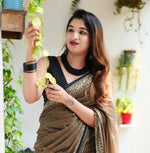 Load image into Gallery viewer, Brown Coffee (Narayanpet Handloom Cotton)