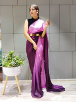Load image into Gallery viewer, Pink Lady (1 Minute Ready To Wear Saree)