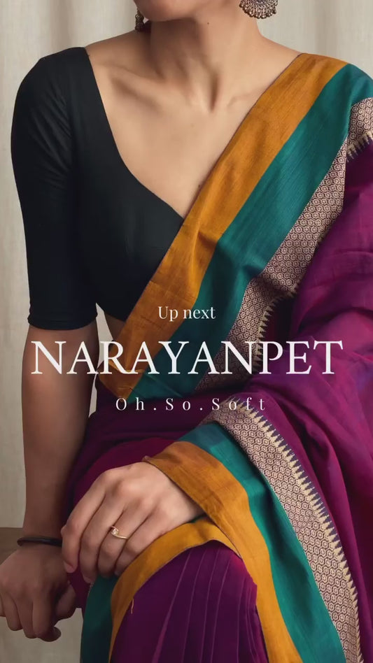 Malayamarutam - मलयामारुतम (Narayanpet Handloom Pure Cotton)