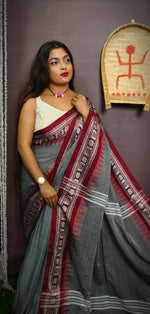 Load image into Gallery viewer, Perfect Grey (Premium Handloom Pure Cotton)