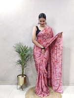 Load image into Gallery viewer, Magenta (1 Minute Ready To Wear Saree)