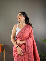 Load image into Gallery viewer, Dark Peach Silk (Premium Quality Silk)