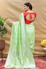 Load image into Gallery viewer, Pastel Green (Premium Quality Silk)