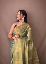 Load image into Gallery viewer, Lush Green Silk (Premium Quality Silk)