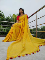 Load image into Gallery viewer, Yellow Kantha