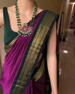 Load image into Gallery viewer, Subham - शुभम (Premium Checked Handloom Gadwal Silk Cotton)
