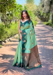 Lush Green (Premium Quality Silk)
