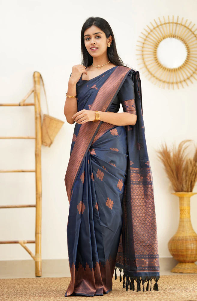 Ivory Grey (Premium Quality Silk)