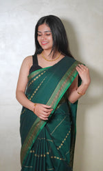 Load image into Gallery viewer, Vezhaambal - വേഴാമ്പൽ (Premium Narayanpet Handloom Pure Cotton)
