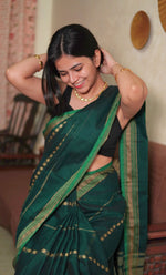 Load image into Gallery viewer, Vezhaambal - വേഴാമ്പൽ (Premium Narayanpet Handloom Pure Cotton)
