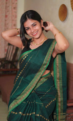 Load image into Gallery viewer, Vezhaambal - വേഴാമ്പൽ (Premium Narayanpet Handloom Pure Cotton)
