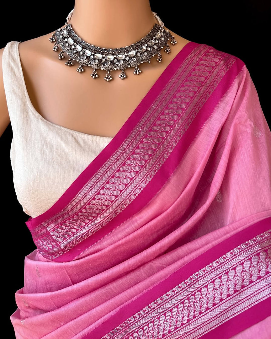 Shiksha - शिक्षा (Premium Handloom Gadwal Silk Cotton)