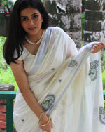 Load image into Gallery viewer, Mohanam - മോഹനം (Traditional Kerala Cotton Saree)
