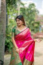 Load image into Gallery viewer, Banarasi Katan Silk (Premium Quality Silk)