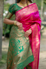 Load image into Gallery viewer, Banarasi Katan Silk (Premium Quality Silk)