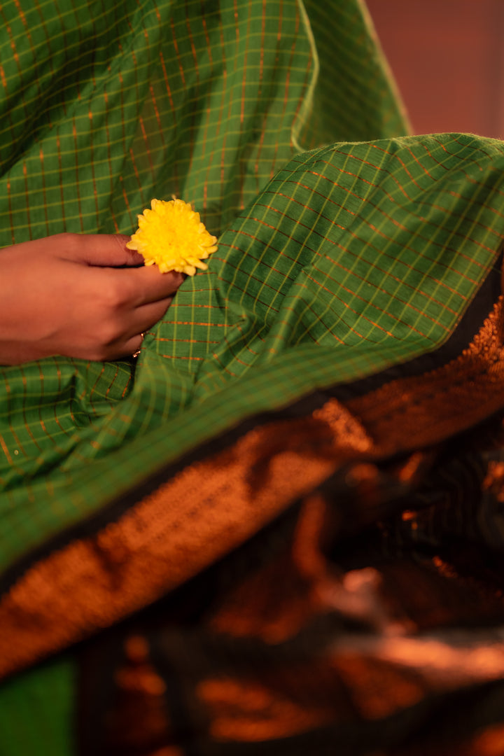 Bhumi - भूमि (Premium Handloom Gadwal Silk Cotton)