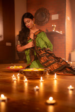 Load image into Gallery viewer, Bhumi - भूमि (Premium Handloom Gadwal Silk Cotton)
