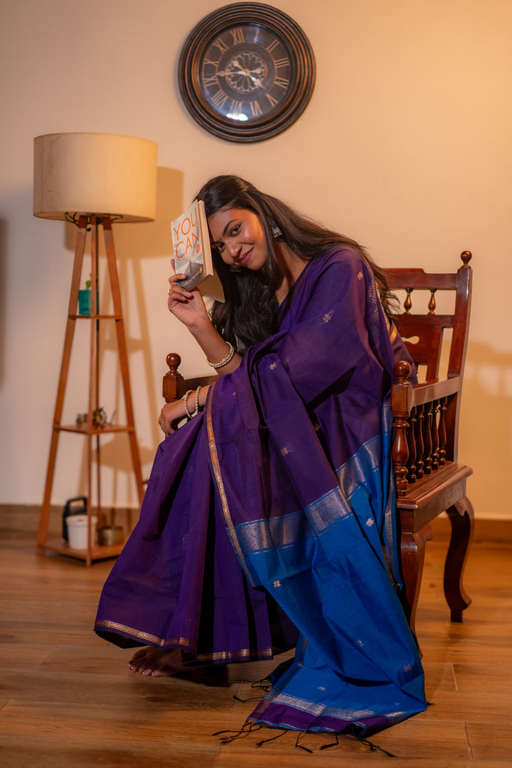 Kurunji - కురుంజి (Premium Maheswari Silk Cotton)