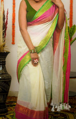 Load image into Gallery viewer, Mridula - മൃദുല (Premium 120 Count Kerala Onam Mul Cotton)