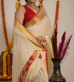 Load image into Gallery viewer, Poorvi - പൂർവി (Premium 120 Count Kerala Onam Mul Cotton)