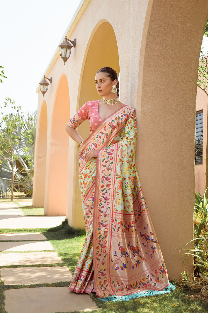 Banarasi Silk Paithani Patola (Premium Quality Soft Silk)