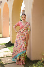 Load image into Gallery viewer, Banarasi Silk Paithani Patola (Premium Quality Soft Silk)