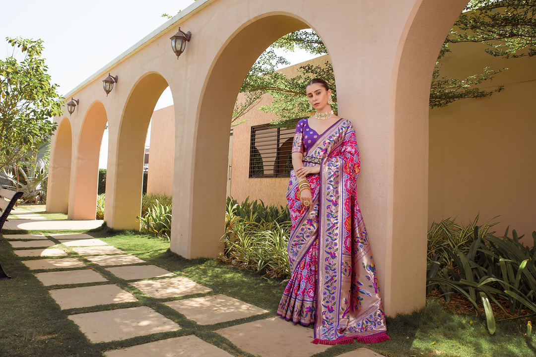 Banarasi Silk Paithani Patola (Premium Quality Soft Silk)