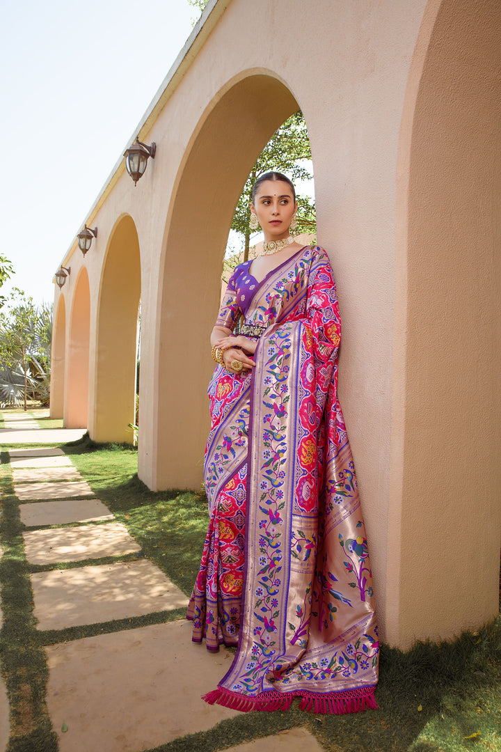 Banarasi Silk Paithani Patola (Premium Quality Soft Silk)