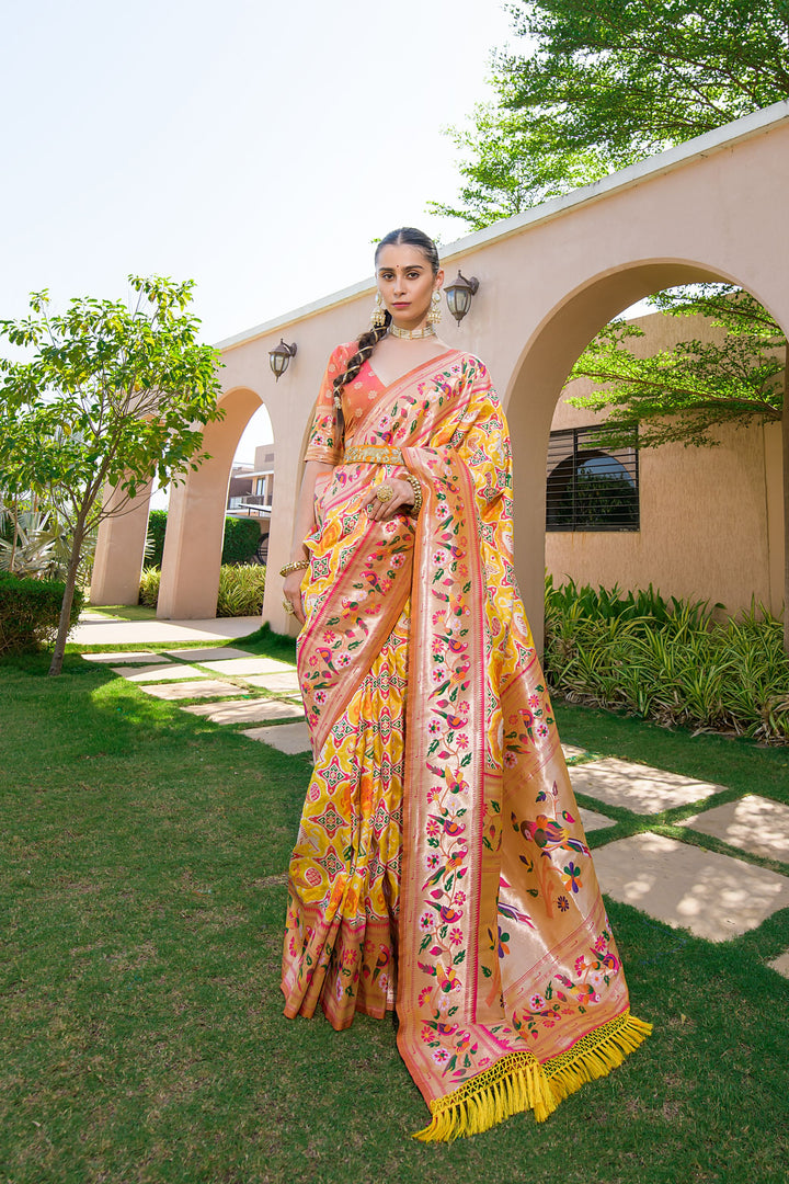 Banarasi Silk Paithani Patola (Premium Quality Soft Silk)