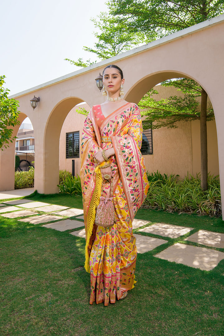Banarasi Silk Paithani Patola (Premium Quality Soft Silk)