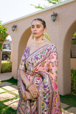 Load image into Gallery viewer, Banarasi Silk Paithani Patola (Premium Quality Soft Silk)