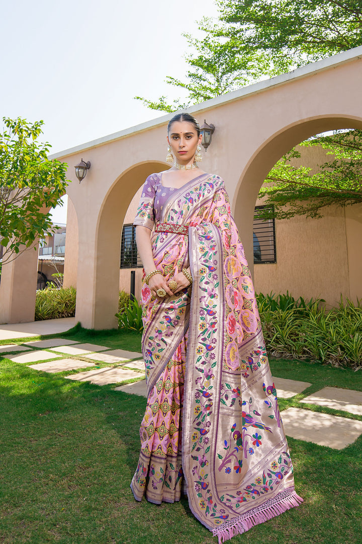 Banarasi Silk Paithani Patola (Premium Quality Soft Silk)