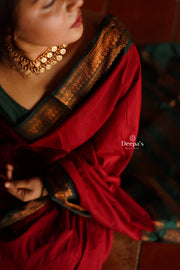 Shyama - श्यामा (Premium Handloom Gadwal Silk Cotton)