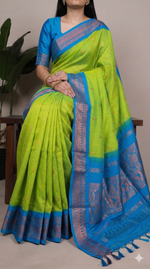 Load image into Gallery viewer, Saradha - ಶಾರದ (Premium Handloom Gadwal Silk Cotton)
