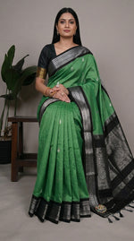 Load image into Gallery viewer, Atana - അട്ടന (Rare Colour Combo Handloom Gadwal Silk Cotton)