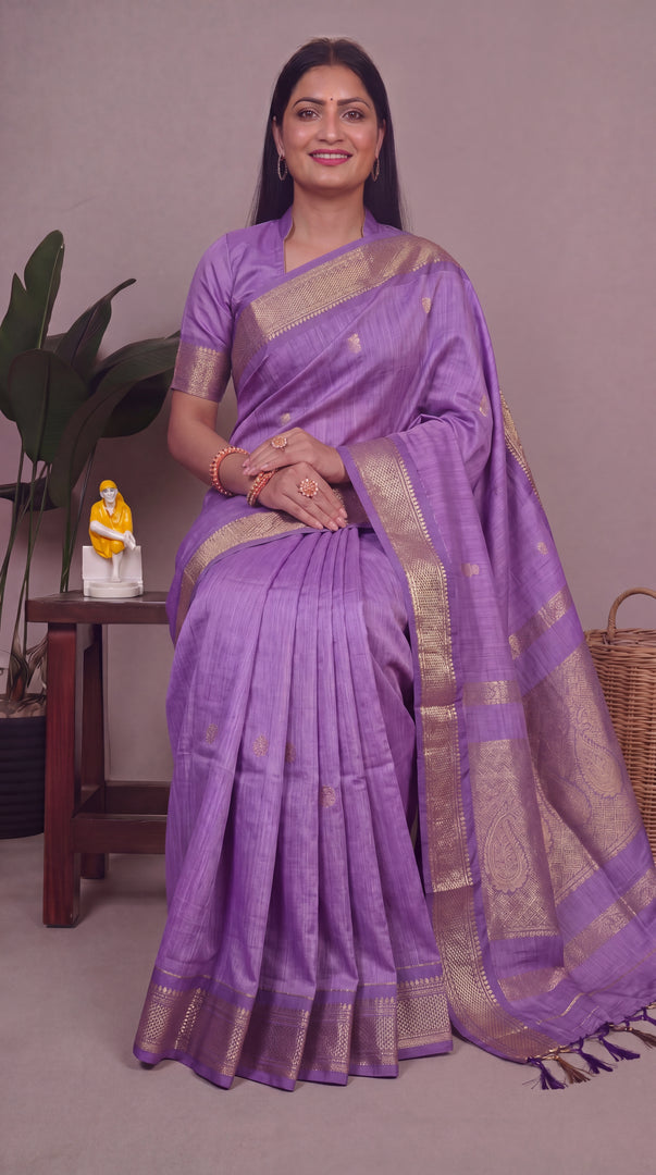 Devipriya - దేవిప్రియ (Rare Colour Handloom Gadwal Silk Cotton)