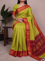 Load image into Gallery viewer, Prasitha - பிரசிதா (Premium Handloom Checked Gadwal Silk Cotton)
