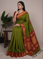 Load image into Gallery viewer, Harini - हरिनी (Premium Handloom Gadwal Silk Cotton)