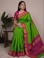 Load image into Gallery viewer, Meenakshi - மீனாட்சி (Premium Handloom Gadwal Silk Cotton)