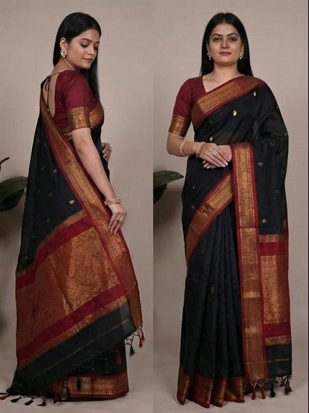 Shivaranjini - சிவரஞ்சினி (Premium Handloom Gadwal Silk Cotton)
