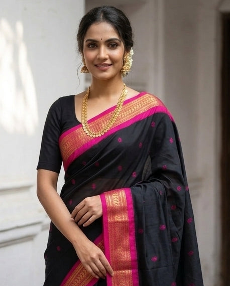 Ratna - ரத்னா (Premium Handloom Gadwal Silk Cotton)