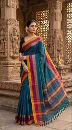 Load image into Gallery viewer, Pravritti - प्रवृत्ति (Narayanpet Handloom Pure Cotton)