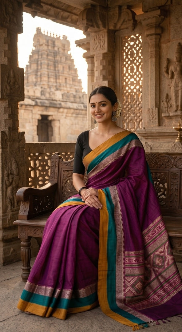 Malayamarutam - मलयामारुतम (Narayanpet Handloom Pure Cotton)