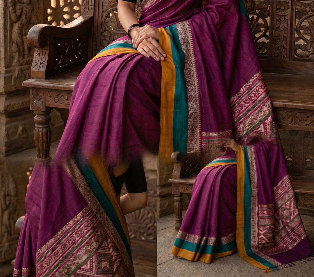 Malayamarutam - मलयामारुतम (Narayanpet Handloom Pure Cotton)