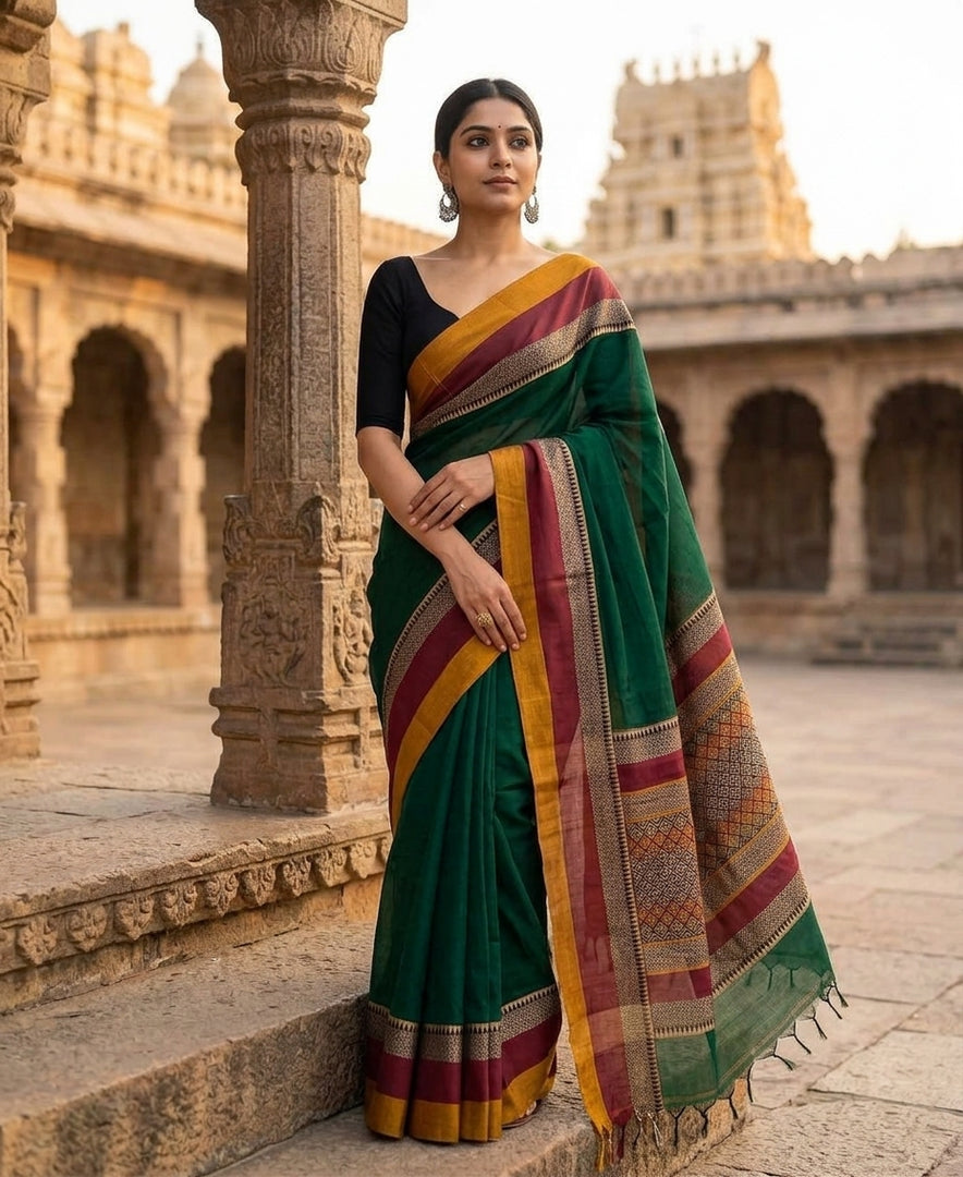 Kalavati - கலாவதி (Narayanpet Handloom Pure Cotton)